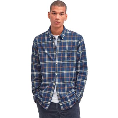Barbour Camicia A Maniche Lunghe Crossfell Tailored Blue 2XL Barbour Camicia A Maniche Lunghe Crossfell Tailored Blue 2XL