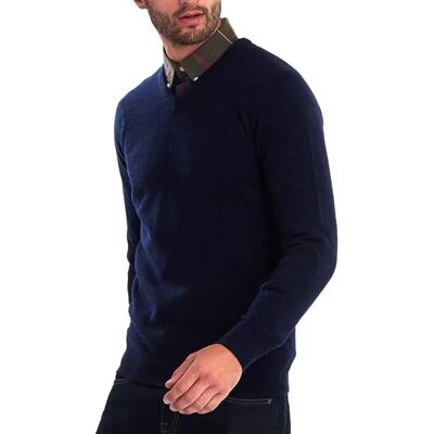 Barbour Maglione Con Scollo A V Essential Navy M Barbour Maglione Con Scollo A V Essential Navy M