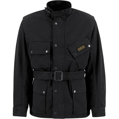 Barbour Giacca Washed Casual A7 Black 2XL Barbour Giacca Washed Casual A7 Black 2XL