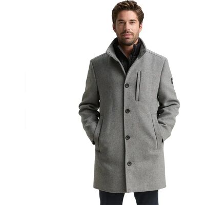 Tom Tailor Cappotto 106983 Wool Light Stone Grey Wool Twill 2XL Tom Tailor Cappotto 106983 Wool Light Stone Grey Wool Twill 2XL