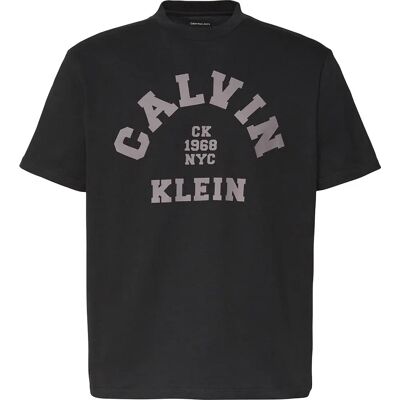 Calvin Klein Jeans Maglietta A Maniche Corte 20s College Graphic Black M Calvin Klein Jeans Maglietta A Maniche Corte 20s College Graphic Black M