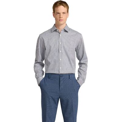 Selected Camicia A Maniche Lunghe Performance Slim Fit Sky Captain / White M Selected Camicia A Maniche Lunghe Performance Slim Fit Sky Captain / White M
