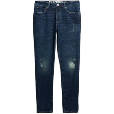 Superdry Jeans Vintage Skinny Frontier Repair Blue 34 Superdry Jeans Vintage Skinny Frontier Repair Blue 34