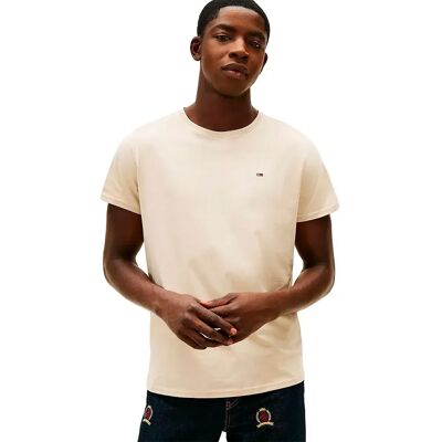 Tommy Jeans Maglietta A Maniche Corte Original Ultra Slim Fit Gulf Sand S Tommy Jeans Maglietta A Maniche Corte Original Ultra Slim Fit Gulf Sand S
