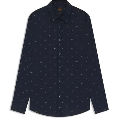 Boss Camicia A Maniche Lunghe Relegant 6 1027570 Dark Blue M Boss Camicia A Maniche Lunghe Relegant 6 1027570 Dark Blue M