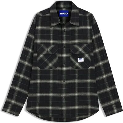 Hugo Camicia A Maniche Lunghe Ebolt 10276151 Black XL Hugo Camicia A Maniche Lunghe Ebolt 10276151 Black XL