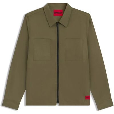 Hugo Camicia A Maniche Lunghe Evalom 10263 Open Green S Hugo Camicia A Maniche Lunghe Evalom 10263 Open Green S
