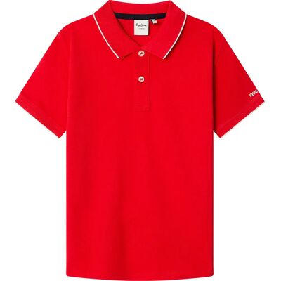 Pepe Jeans Polo A Maniche Corte Hayden Royal Red 14 Anni Pepe Jeans Polo A Maniche Corte Hayden Royal Red 14 Anni