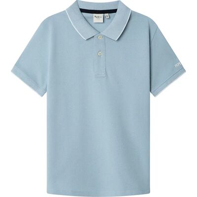 Pepe Jeans Polo A Maniche Corte Hayden Sky Blue 16 Anni Pepe Jeans Polo A Maniche Corte Hayden Sky Blue 16 Anni