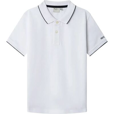 Pepe Jeans Polo A Maniche Corte Hayden White 16 Anni Pepe Jeans Polo A Maniche Corte Hayden White 16 Anni