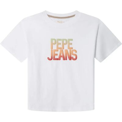 Pepe Jeans Maglietta A Maniche Corte Sage White 12 Anni Pepe Jeans Maglietta A Maniche Corte Sage White 12 Anni