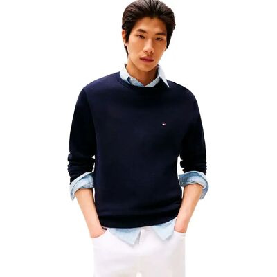 Tommy Hilfiger Maglione Core Essential Desert Sky L Tommy Hilfiger Maglione Core Essential Desert Sky L