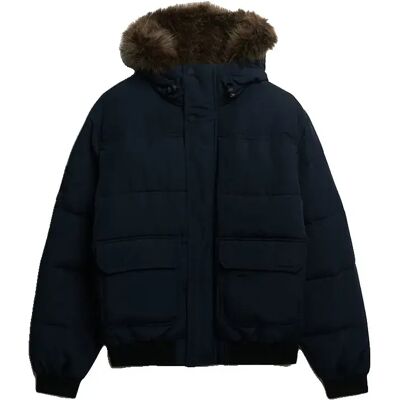 Superdry Giacca Bomber Everest Nordic Chrome Navy 2XL Superdry Giacca Bomber Everest Nordic Chrome Navy 2XL
