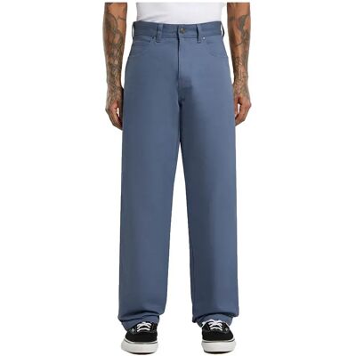 Dickies Pantaloni Wellsville Loose Tapered Twill Retro Indigo 32 Dickies Pantaloni Wellsville Loose Tapered Twill Retro Indigo 32