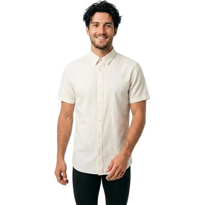 Jack & Jones Camicia A Maniche Corte Breeze Linen White S Jack & Jones Camicia A Maniche Corte Breeze Linen White S