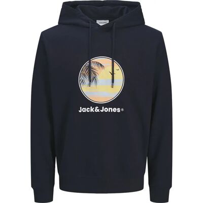 Jack & Jones Felpa Con Cappuccio Perry Navy Blazer XL Jack & Jones Felpa Con Cappuccio Perry Navy Blazer XL