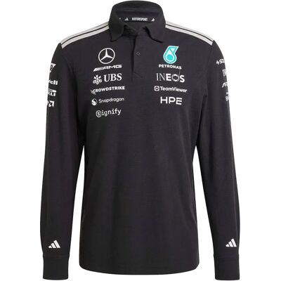 Adidas Polo A Maniche Lunghe Mercedes-amg Petronas F1 Team Engineers Black 2XL Adidas Polo A Maniche Lunghe Mercedes-amg Petronas F1 Team Engineers Black 2XL