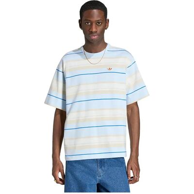 Adidas Originals Maglietta A Maniche Corte Stripe Crystal Sky M Adidas Originals Maglietta A Maniche Corte Stripe Crystal Sky M