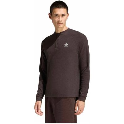 Adidas Originals Maglietta A Maniche Lunghe Trefoil Essentials Aurora Coffee M Adidas Originals Maglietta A Maniche Lunghe Trefoil Essentials Aurora Coffee M