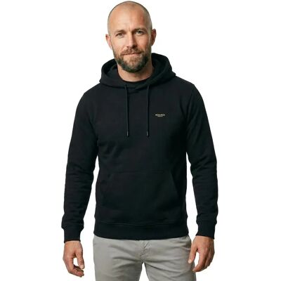 Woolrich Felpa Con Cappuccio Logo Interlock Black XL Woolrich Felpa Con Cappuccio Logo Interlock Black XL