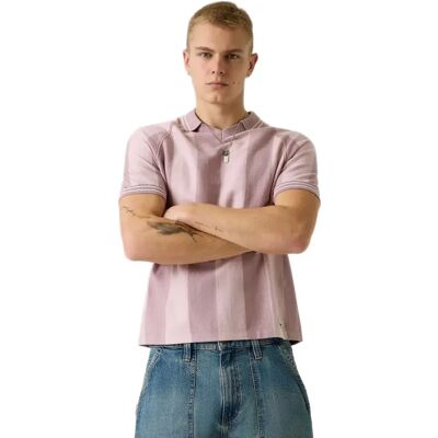 Guess Jeans Polo A Maniche Corte M6grz2z511 French Mauve Stripes L Guess Jeans Polo A Maniche Corte M6grz2z511 French Mauve Stripes L