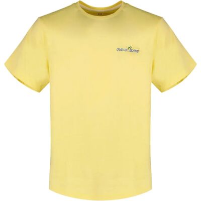 Guess Jeans Maglietta A Maniche Corte West Coast Hotel Regular Fit Yellow Field 2XL Guess Jeans Maglietta A Maniche Corte West Coast Hotel Regular Fit Yellow Field 2XL