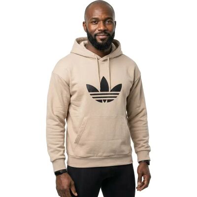 Adidas Originals Felpa Con Cappuccio Adicolor Trefoil Stone Khaki L Adidas Originals Felpa Con Cappuccio Adicolor Trefoil Stone Khaki L