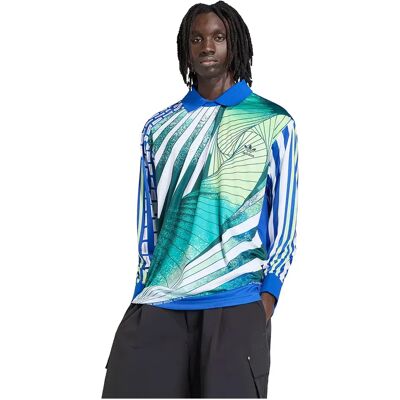 Adidas Originals Maglietta A Maniche Lunghe Goalie Power Blue M Adidas Originals Maglietta A Maniche Lunghe Goalie Power Blue M