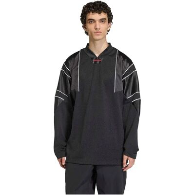 Adidas Originals Maglietta A Maniche Lunghe V-neck Black 2XL Adidas Originals Maglietta A Maniche Lunghe V-neck Black 2XL
