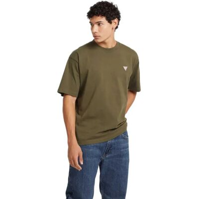 Guess Jeans Maglietta A Maniche Corte Mini Triangle Olive Light Green 2XL Guess Jeans Maglietta A Maniche Corte Mini Triangle Olive Light Green 2XL