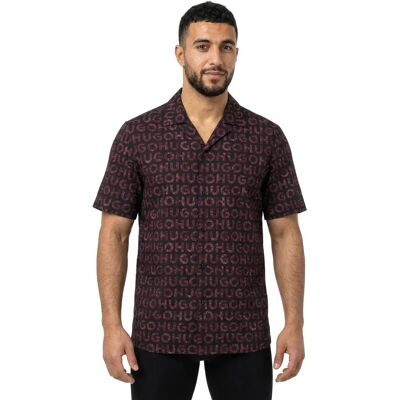 Hugo Camicia A Maniche Corte Ellino 10276091 Open Brown M Hugo Camicia A Maniche Corte Ellino 10276091 Open Brown M