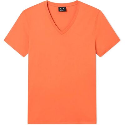 Armani Exchange Maglietta A Maniche Corte Con Collo A V 8nzt75_zja5z Orange Rust 2XL Armani Exchange Maglietta A Maniche Corte Con Collo A V 8nzt75_zja5z Orange Rust 2XL