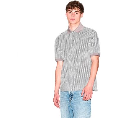 Armani Exchange Polo A Maniche Corte Xm002015_af10366 Cream Ax Allover 2XL Armani Exchange Polo A Maniche Corte Xm002015_af10366 Cream Ax Allover 2XL