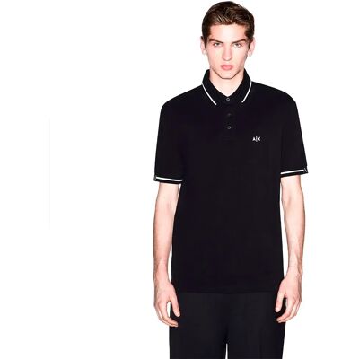 Armani Exchange Polo A Maniche Corte Xm002356_af13026 Black M Armani Exchange Polo A Maniche Corte Xm002356_af13026 Black M