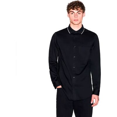 Armani Exchange Camicia A Maniche Lunghe Xm001819_af10192 Black M Armani Exchange Camicia A Maniche Lunghe Xm001819_af10192 Black M