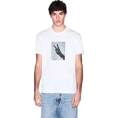 Armani Exchange Maglietta A Maniche Corte Xm002229_af12308 Off White M Armani Exchange Maglietta A Maniche Corte Xm002229_af12308 Off White M