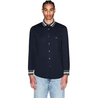 Armani Exchange Camicia A Maniche Lunghe Xm002267_af2260 Deep Navy 2XL Armani Exchange Camicia A Maniche Lunghe Xm002267_af2260 Deep Navy 2XL