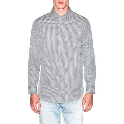 Armani Exchange Camicia A Maniche Lunghe Xm00220_af1213 Cream / Deep / China Blue M Armani Exchange Camicia A Maniche Lunghe Xm00220_af1213 Cream / Deep / China Blue M