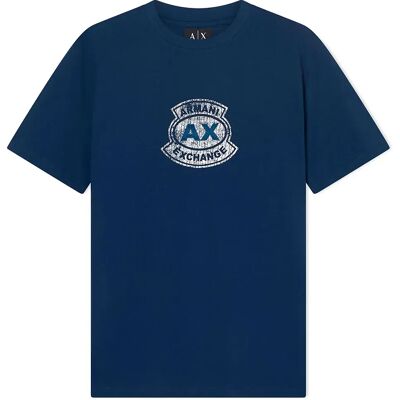 Armani Exchange Maglietta A Maniche Corte Xm002776_af10356 Dress Blues 2XL Armani Exchange Maglietta A Maniche Corte Xm002776_af10356 Dress Blues 2XL