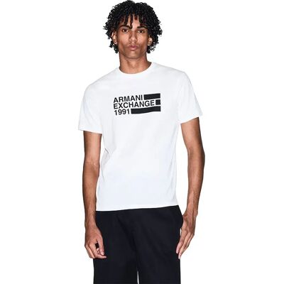 Armani Exchange Maglietta A Maniche Corte Xm002788_af10356 Off White 2XL Armani Exchange Maglietta A Maniche Corte Xm002788_af10356 Off White 2XL