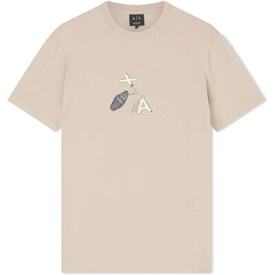 Armani Exchange Maglietta A Maniche Corte Xm002791_af10356 Island Fossil 2XL Armani Exchange Maglietta A Maniche Corte Xm002791_af10356 Island Fossil 2XL