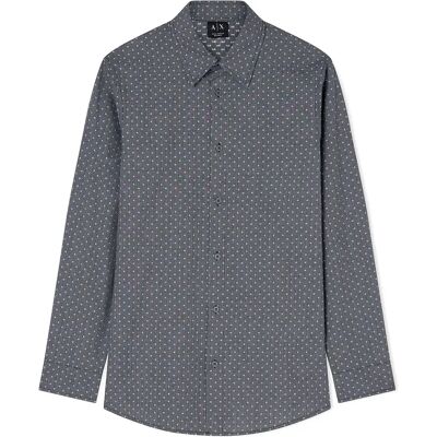 Armani Exchange Camicia A Maniche Lunghe Xm002811_af2739 Logo Ax Mesh Deep / O. L Armani Exchange Camicia A Maniche Lunghe Xm002811_af2739 Logo Ax Mesh Deep / O. L