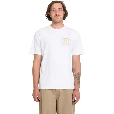 Volcom Maglietta A Maniche Corte 91 Palm White XL Volcom Maglietta A Maniche Corte 91 Palm White XL