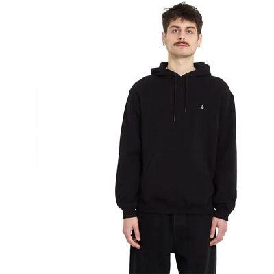 Volcom Felpa Con Cappuccio Single Stone Black L Volcom Felpa Con Cappuccio Single Stone Black L