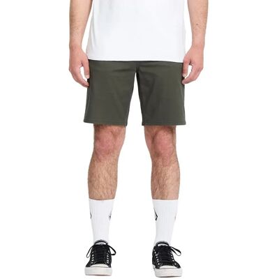 Volcom Pantaloni Corti Solver 5 Pocket Twill 19´´ Squadron Green 36 Volcom Pantaloni Corti Solver 5 Pocket Twill 19´´ Squadron Green 36
