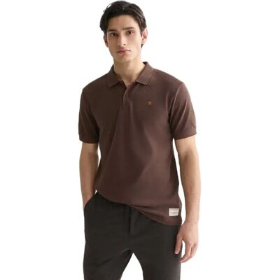 Scotch & Soda Polo A Maniche Corte 182270 Regular Fit Hot Fudge 2XL Scotch & Soda Polo A Maniche Corte 182270 Regular Fit Hot Fudge 2XL