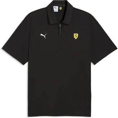 Polo A Maniche Corte Ferrari Cloudspun Puma Black 2XL Polo A Maniche Corte Ferrari Cloudspun Puma Black 2XL