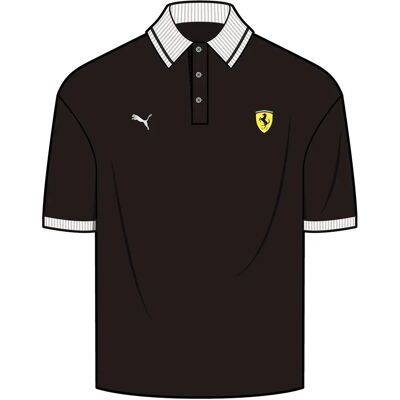 Polo A Maniche Corte Ferrari Piquet Puma Black S Polo A Maniche Corte Ferrari Piquet Puma Black S