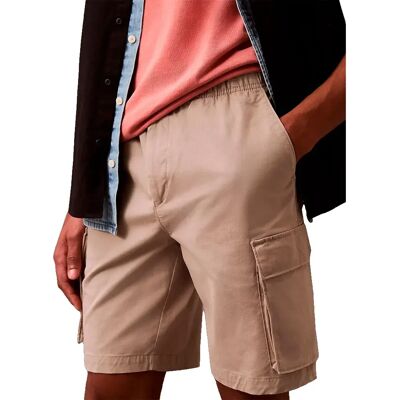 Calvin Klein Jeans Pantaloni Corti Cargo Comfort 9´´ Straight Fit Vintage Khaki L Calvin Klein Jeans Pantaloni Corti Cargo Comfort 9´´ Straight Fit Vintage Khaki L