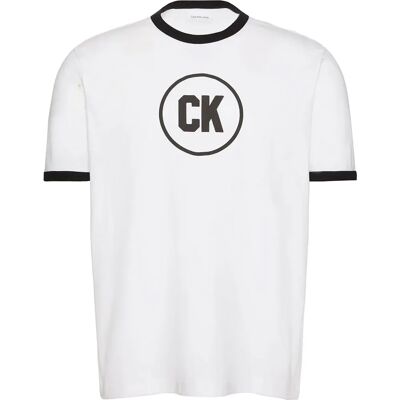 Calvin Klein Jeans Maglietta A Maniche Corte Lv0rf821g Bright White M Calvin Klein Jeans Maglietta A Maniche Corte Lv0rf821g Bright White M